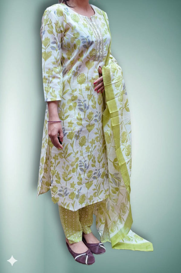 Sage Ethereal Elegance Charm Suit