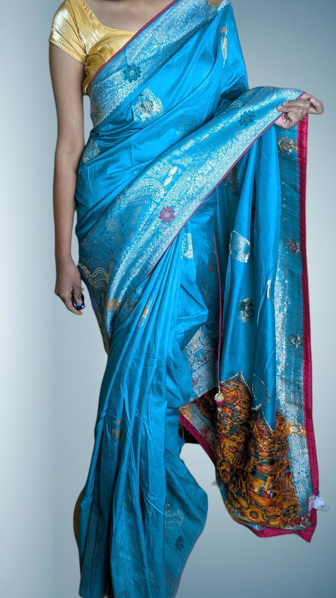 Azure Regal Heritage Luxe Saree
