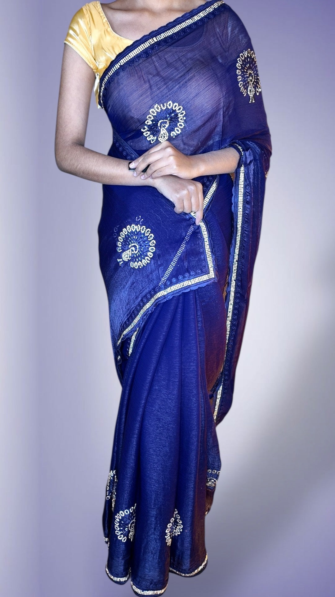 Sapphire Regal Radiant Elegance Saree