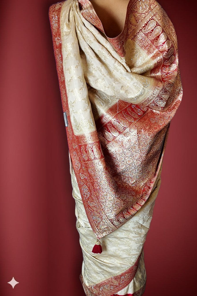 Champagne Regal Heritage Luxe Saree