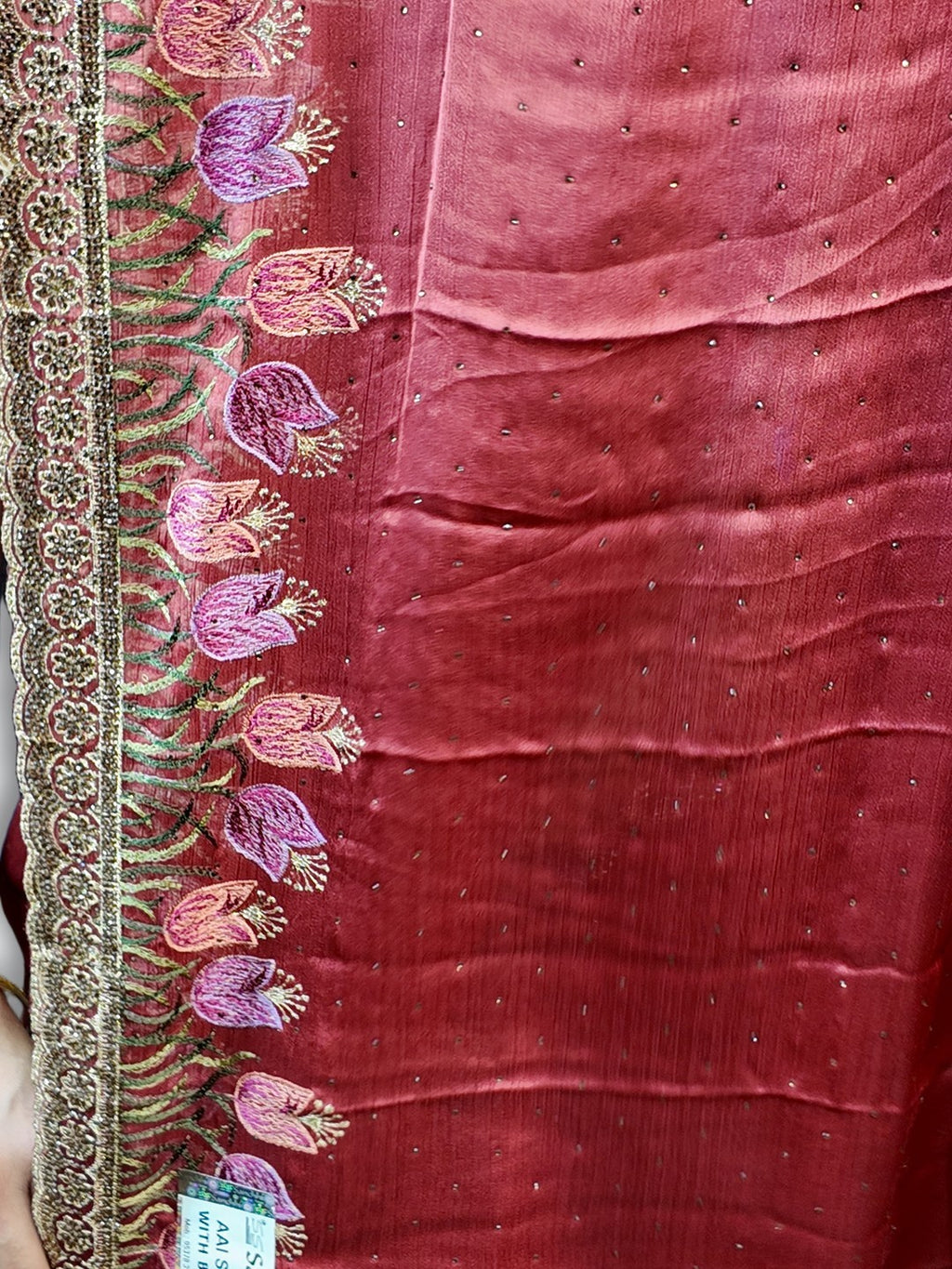 Bordeaux Regal Heritage Luxe Saree