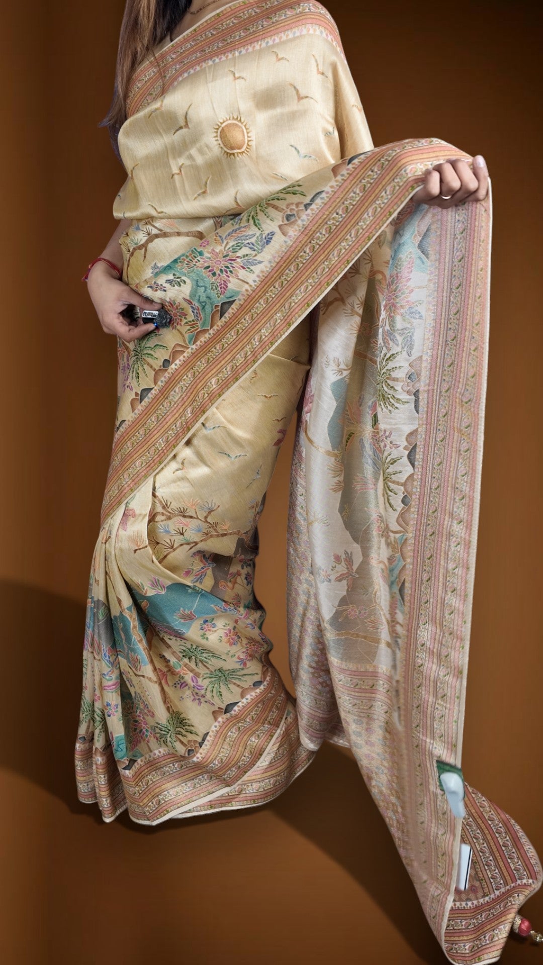 Champagne Regal Heritage Luxe Saree