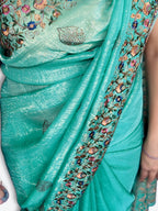 Jade Enchanted Regal Elegance Saree