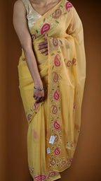 Saffron Regal Timeless Elegance Saree