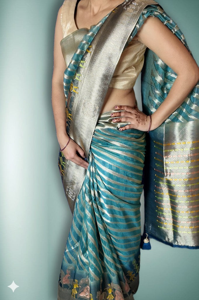 Jade Regal Opulent Essence Saree