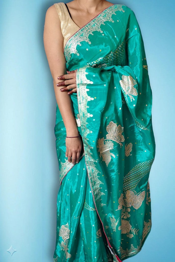 Jade Regal Opulent Elegance Saree