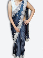 Midnight Regal Opulent Elegance Saree