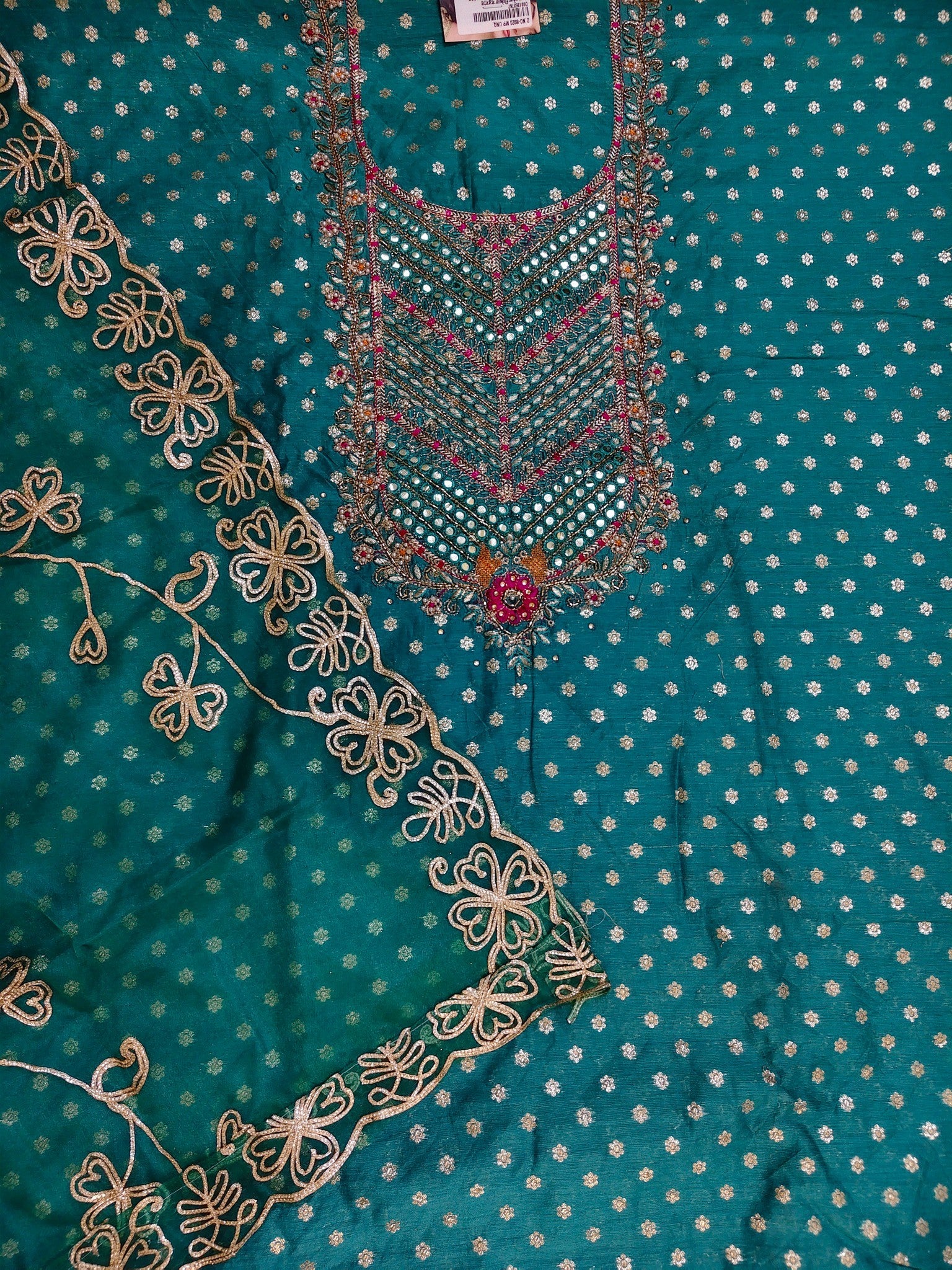 Emerald Regal Exquisite Festive Suit