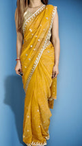 Saffron Regal Opulent Couture Saree