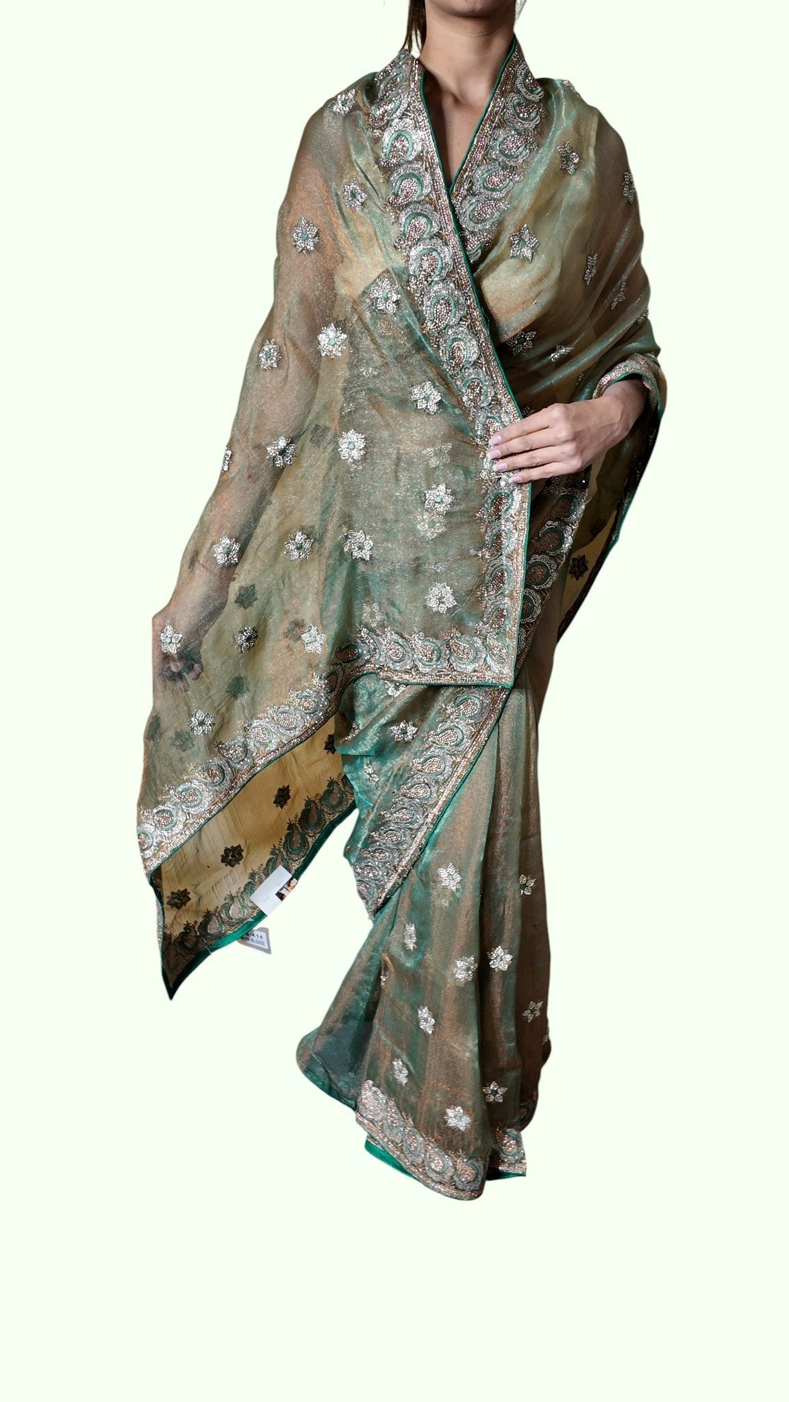 Jade Majestic Heritage Luxe Saree