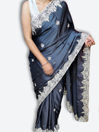 Midnight Regal Opulent Elegance Saree