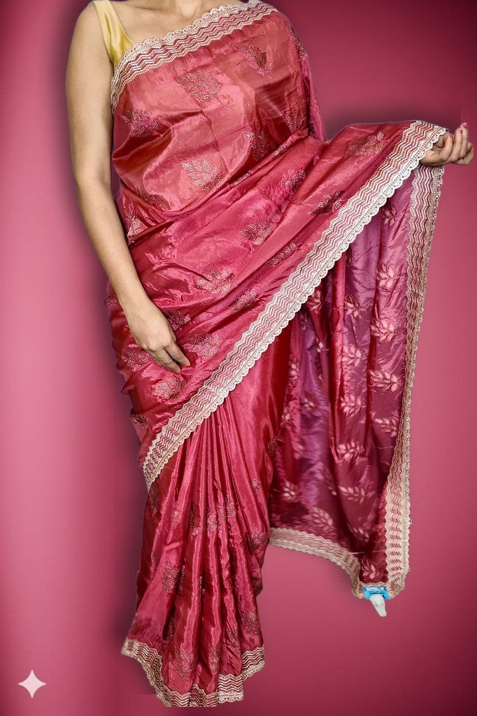 Fuchsia Regal Timeless Elegance Saree