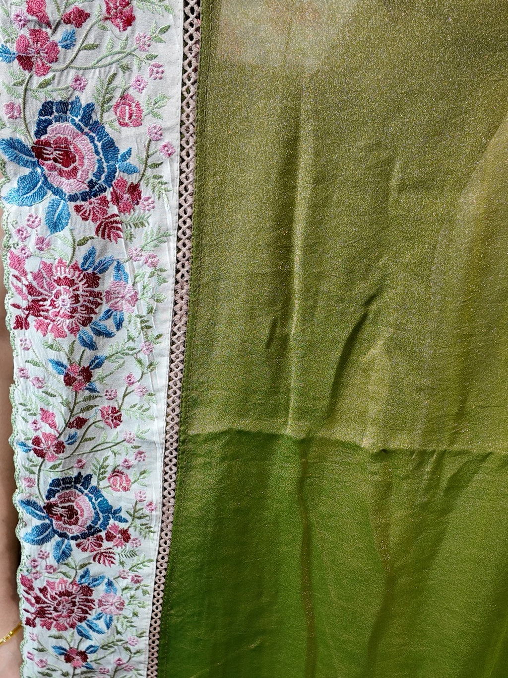 Sage Regal Exquisite Elegance Saree