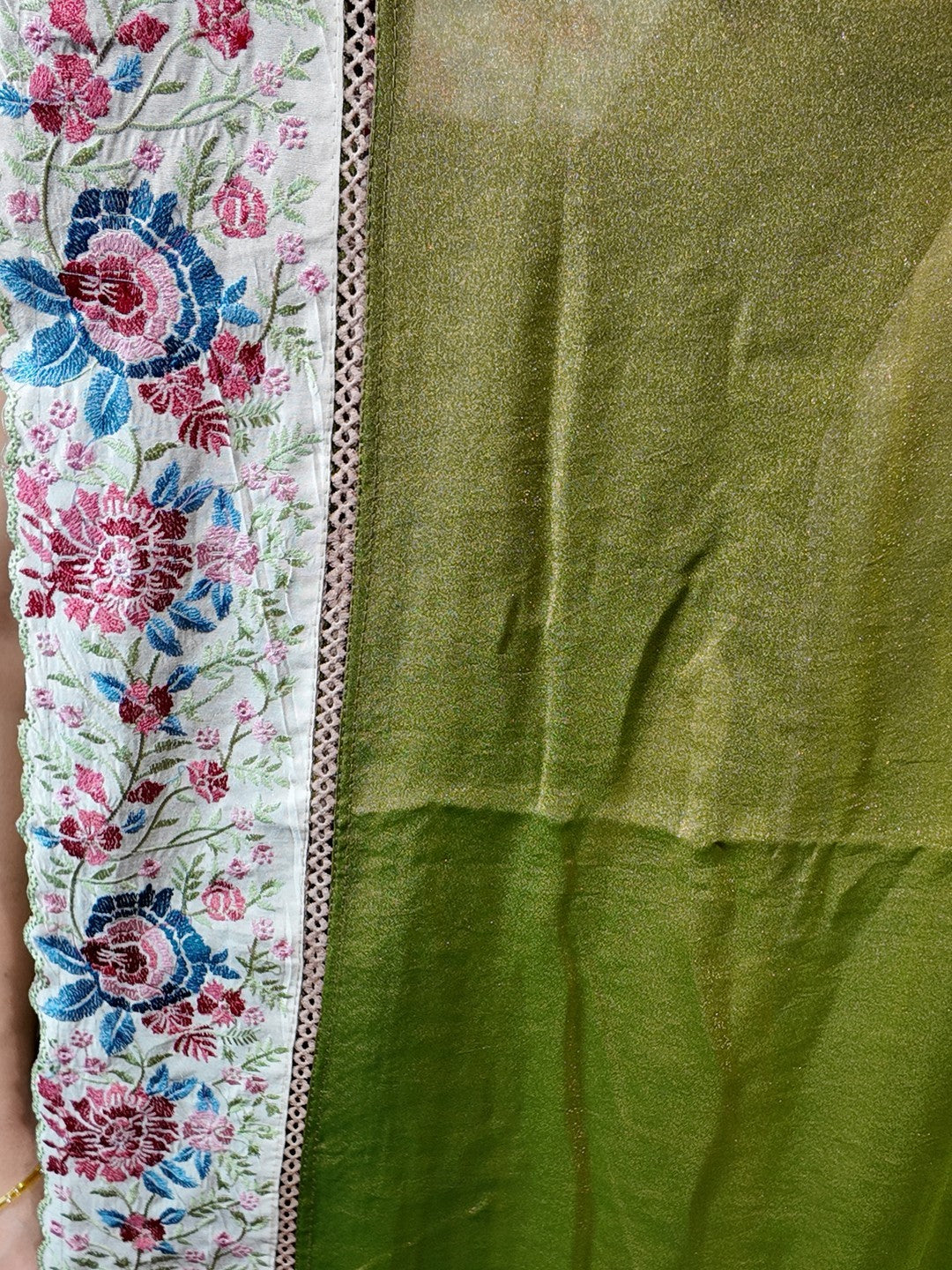 Sage Regal Exquisite Elegance Saree