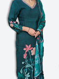 Jade Graceful Bloom Couture Suit