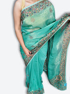 Jade Enchanted Regal Elegance Saree