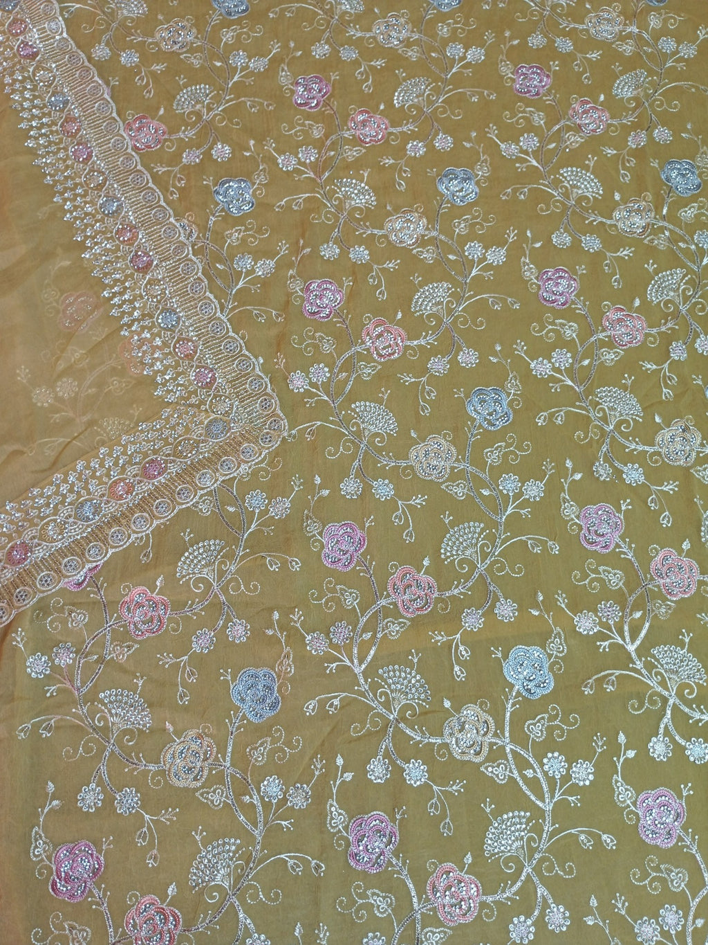 Saffron Regal Opulent Heritage Saree