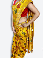 Saffron Regal Opulent Heritage Saree