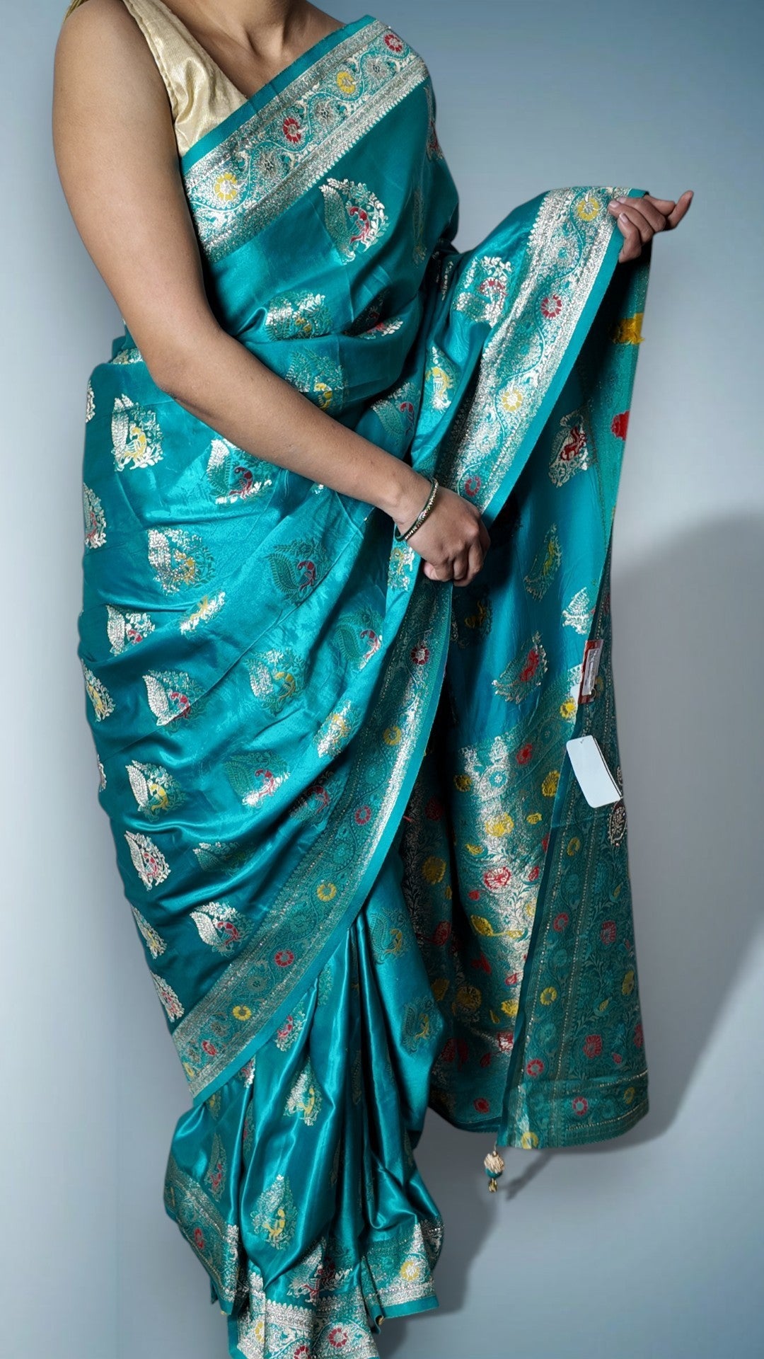 Azure Majestic Heritage Luxe Saree