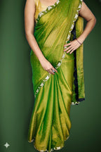 Emerald Radiant Opulent Elegance Saree