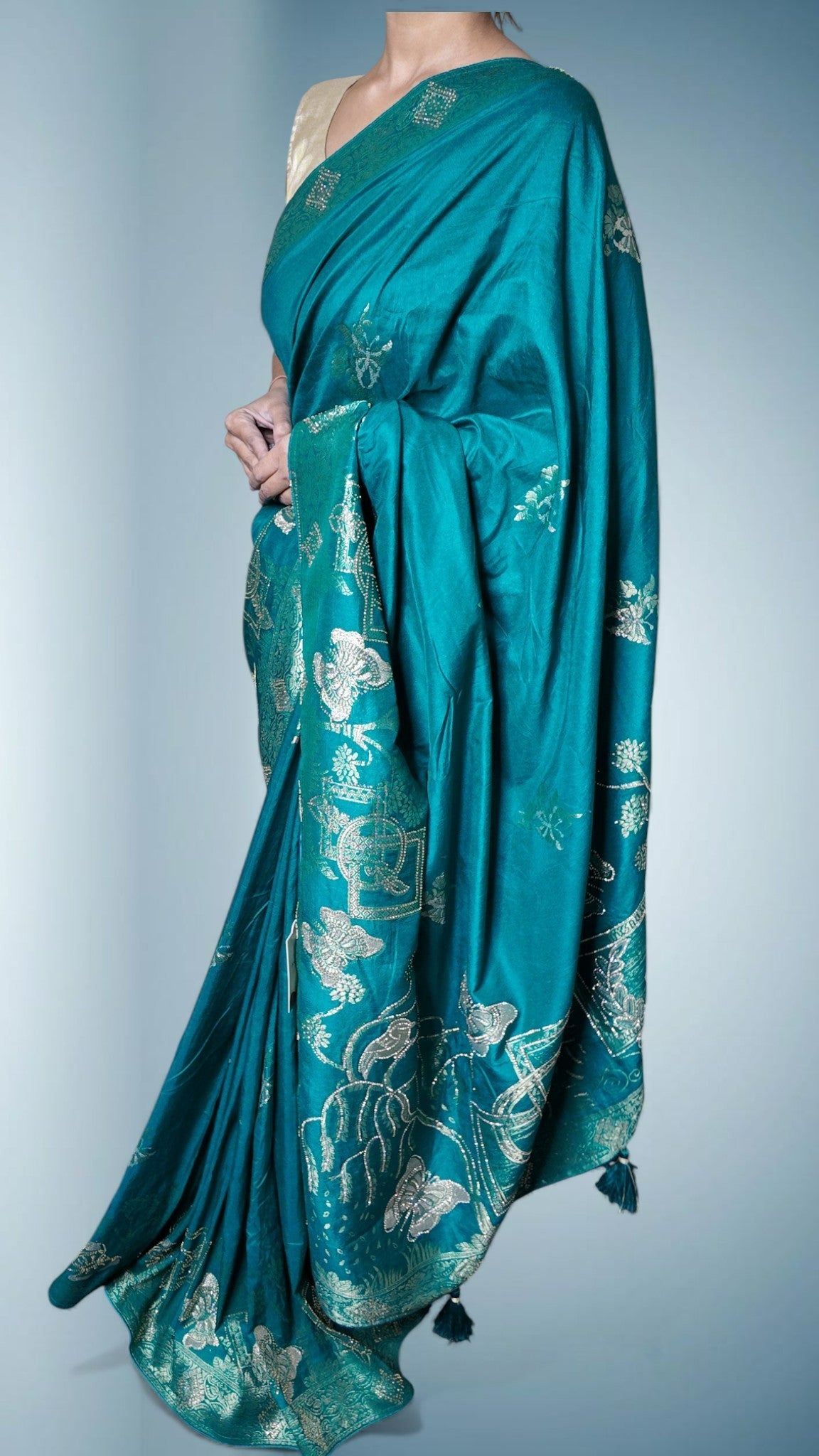 Jade Regal Heritage Luxe Saree