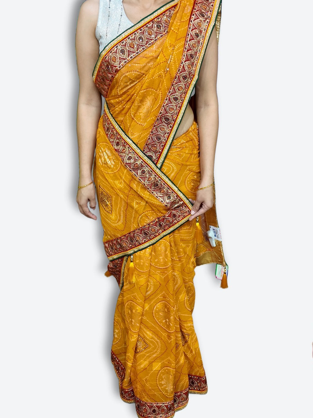 Saffron Regal Opulent Heritage Saree