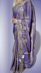 Amethyst Regal Exquisite Couture Saree
