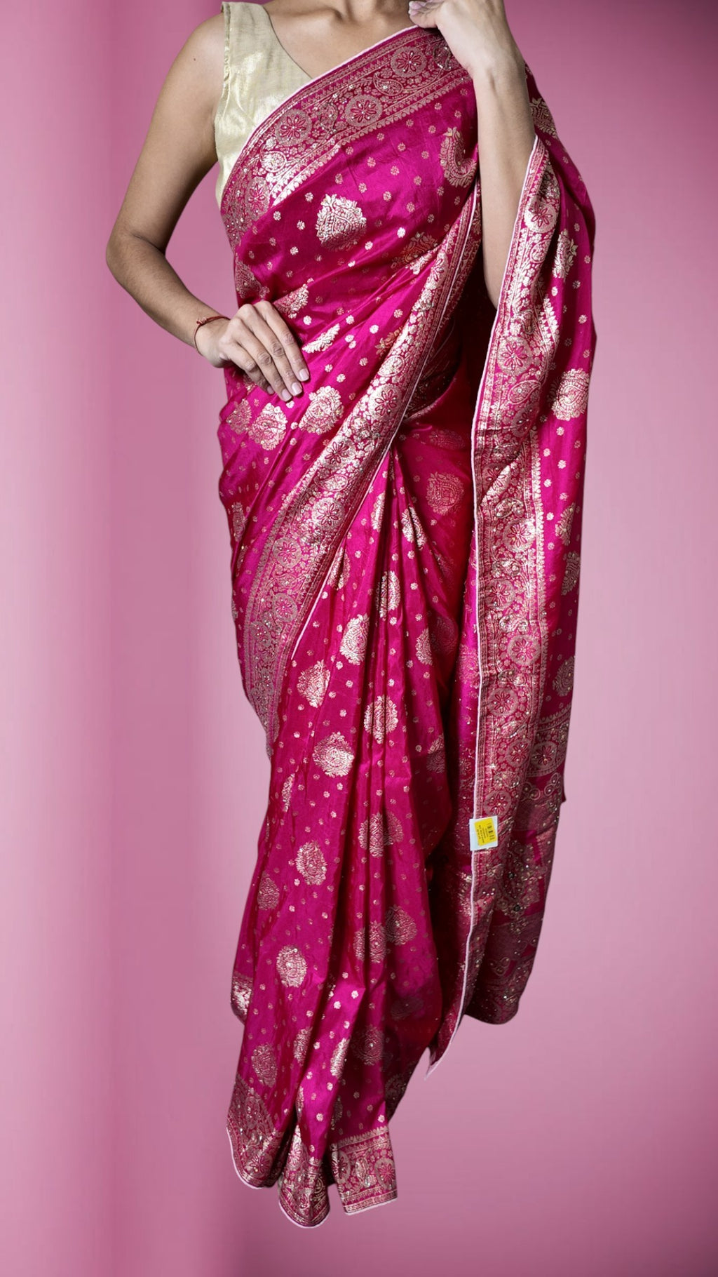 Fuchsia Regal Opulent Heritage Saree