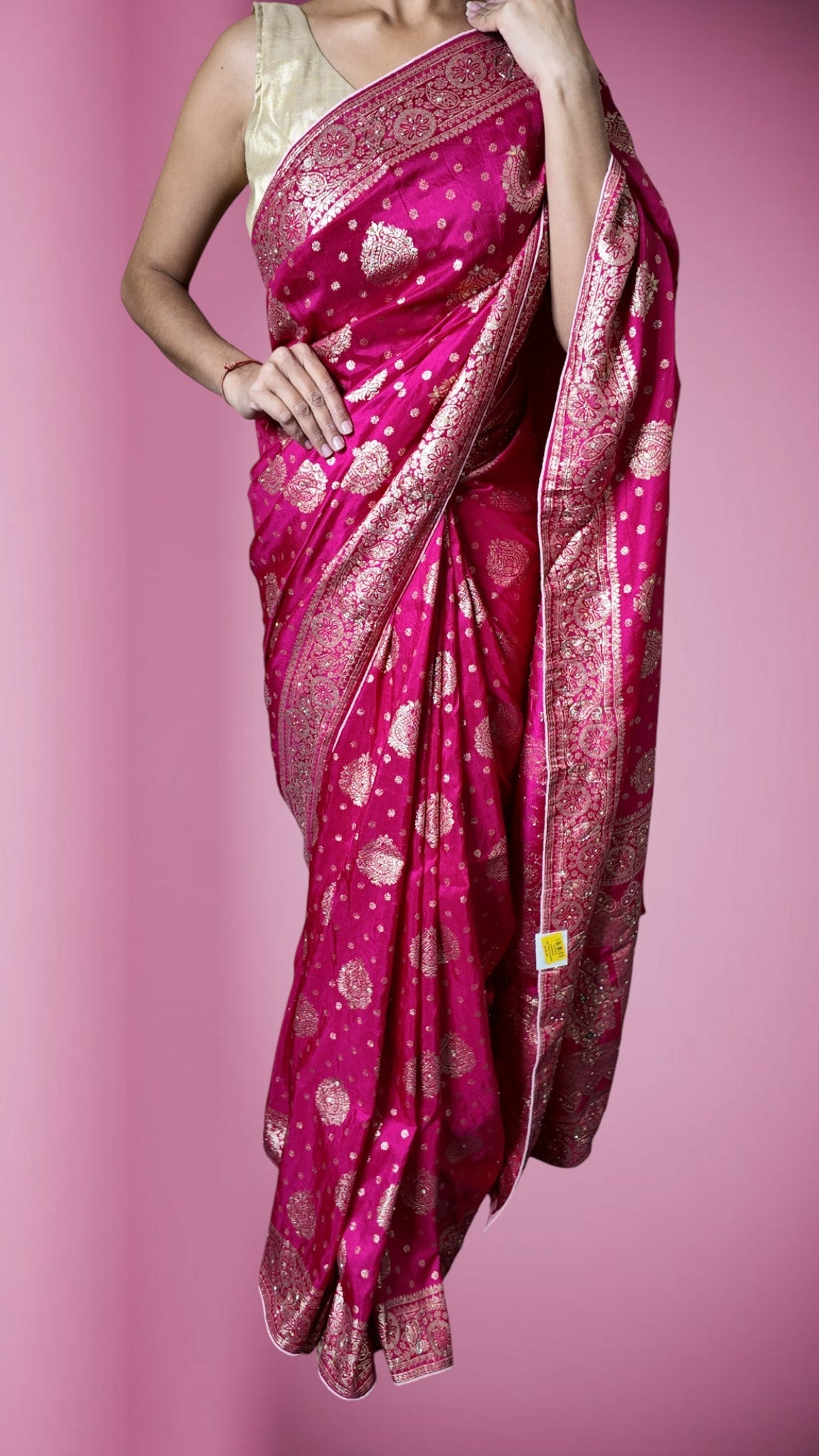 Fuchsia Regal Opulent Heritage Saree
