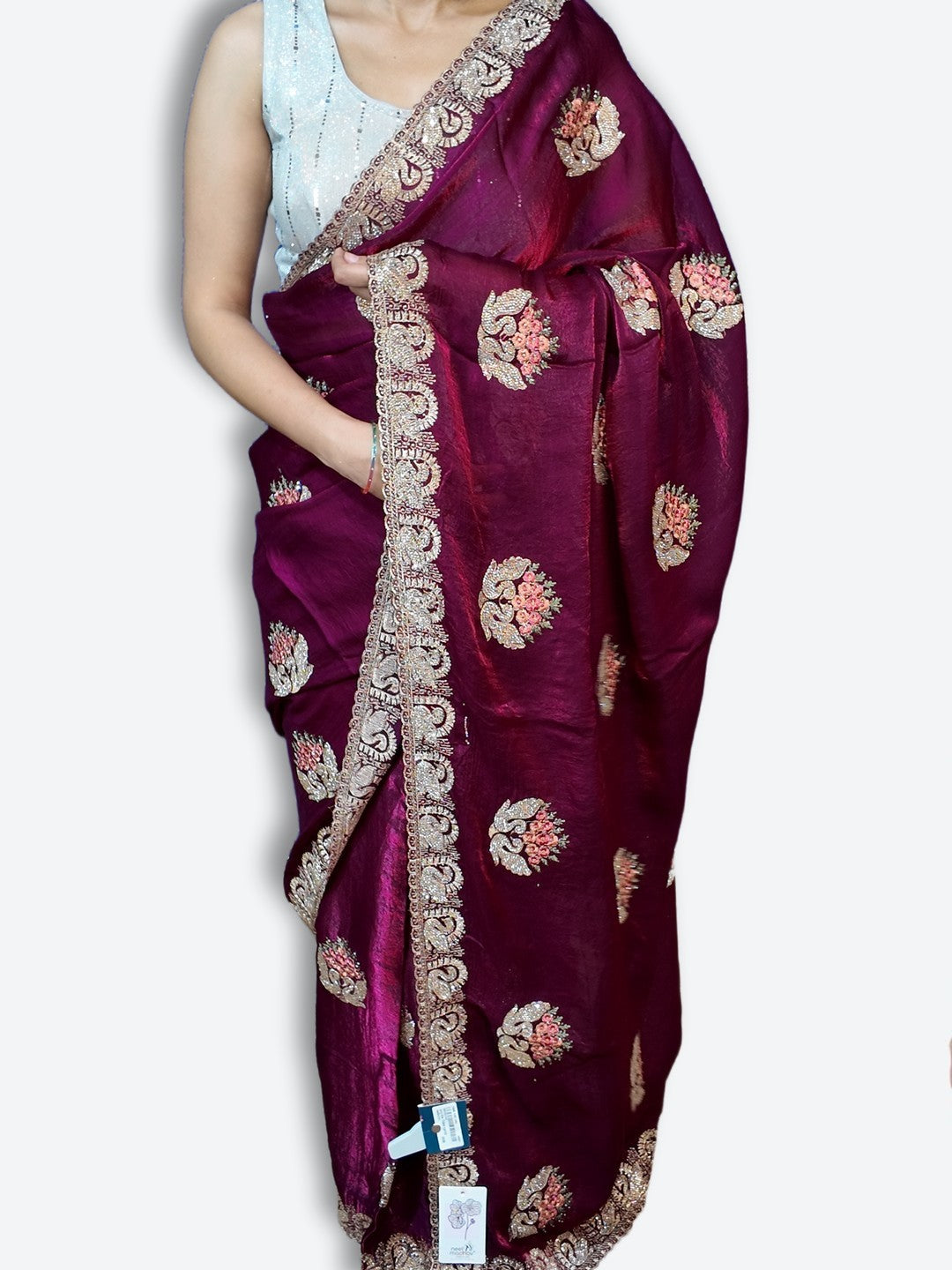 Bordeaux Regal Exquisite Heritage Saree
