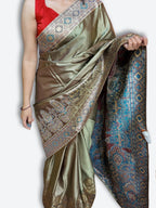 Sage Opulent Heritage Elegance Saree
