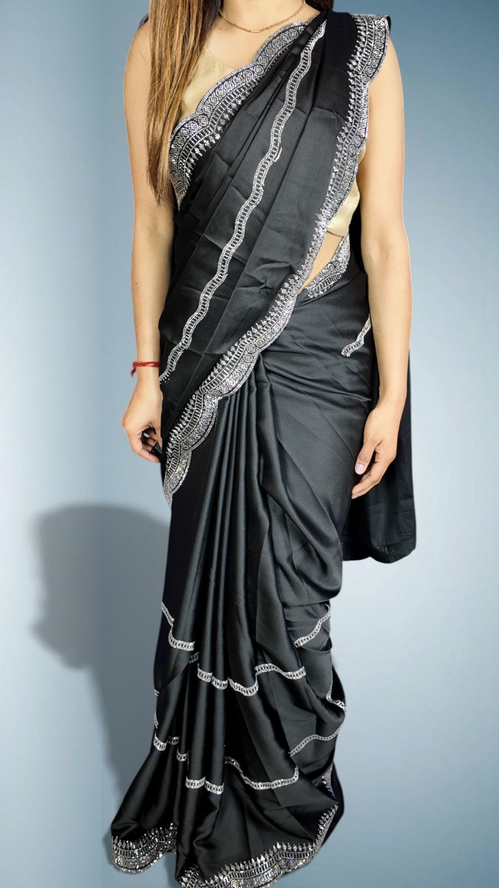 Onyx Radiant Regal Couture Saree