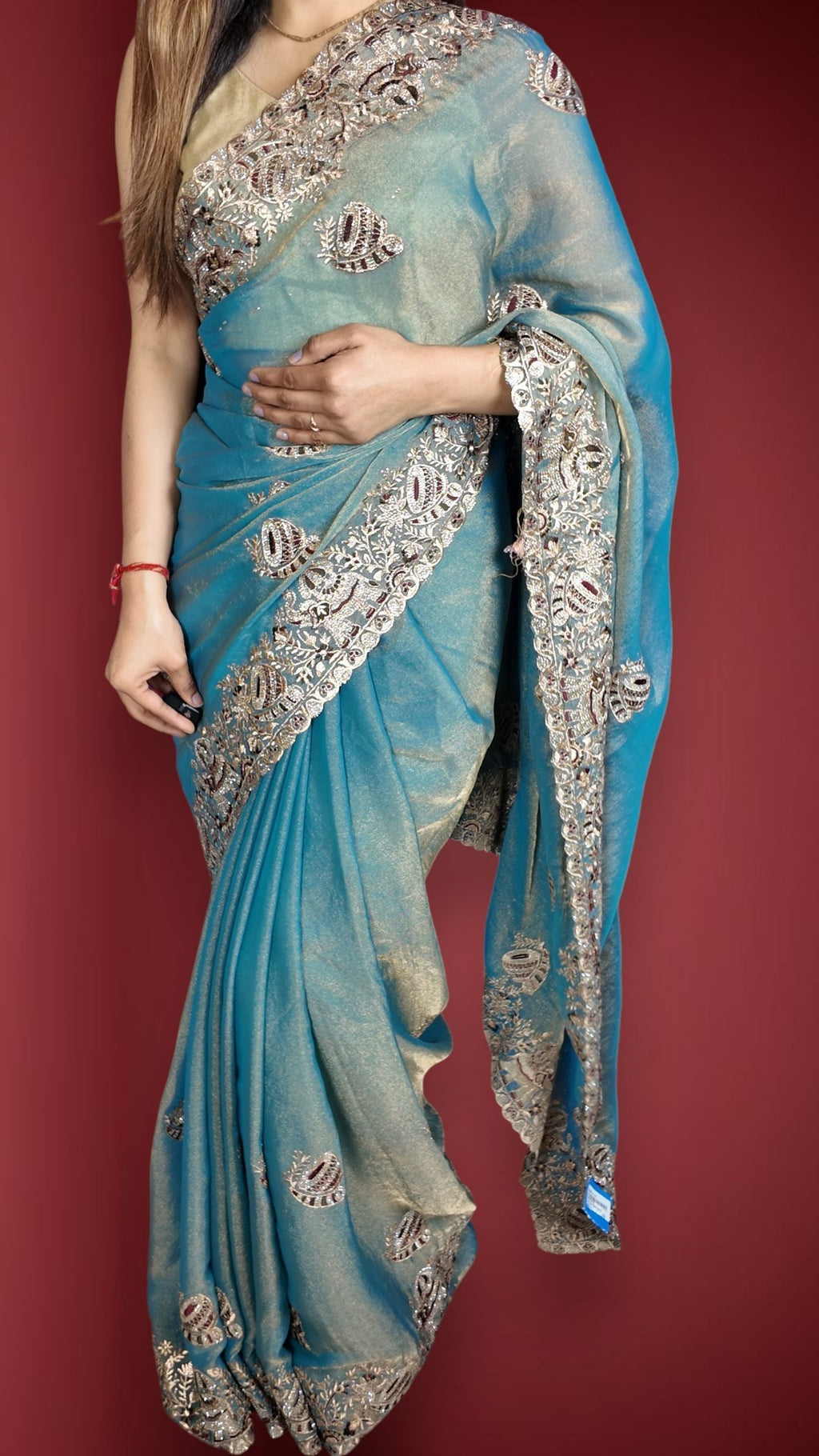 Amethyst Regal Exquisite Couture Saree