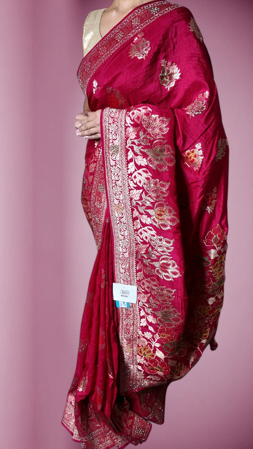 Fuchsia Regal Opulent Heritage Saree