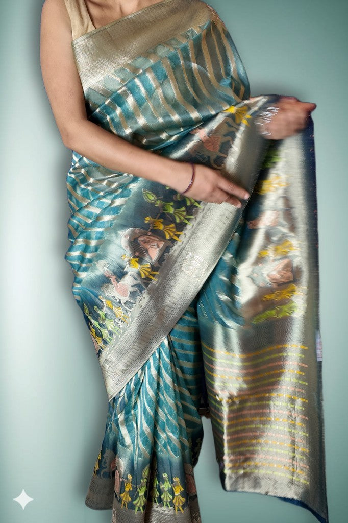 Jade Regal Opulent Essence Saree