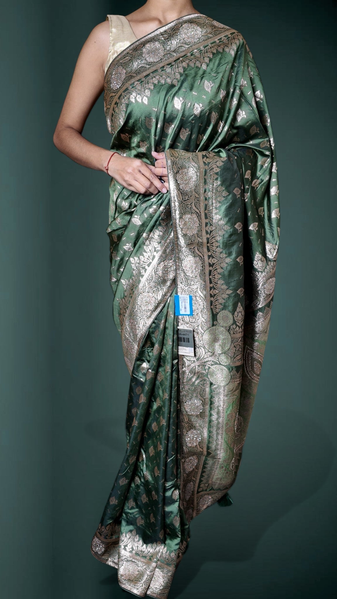 Emerald Regal Opulent Heritage Saree