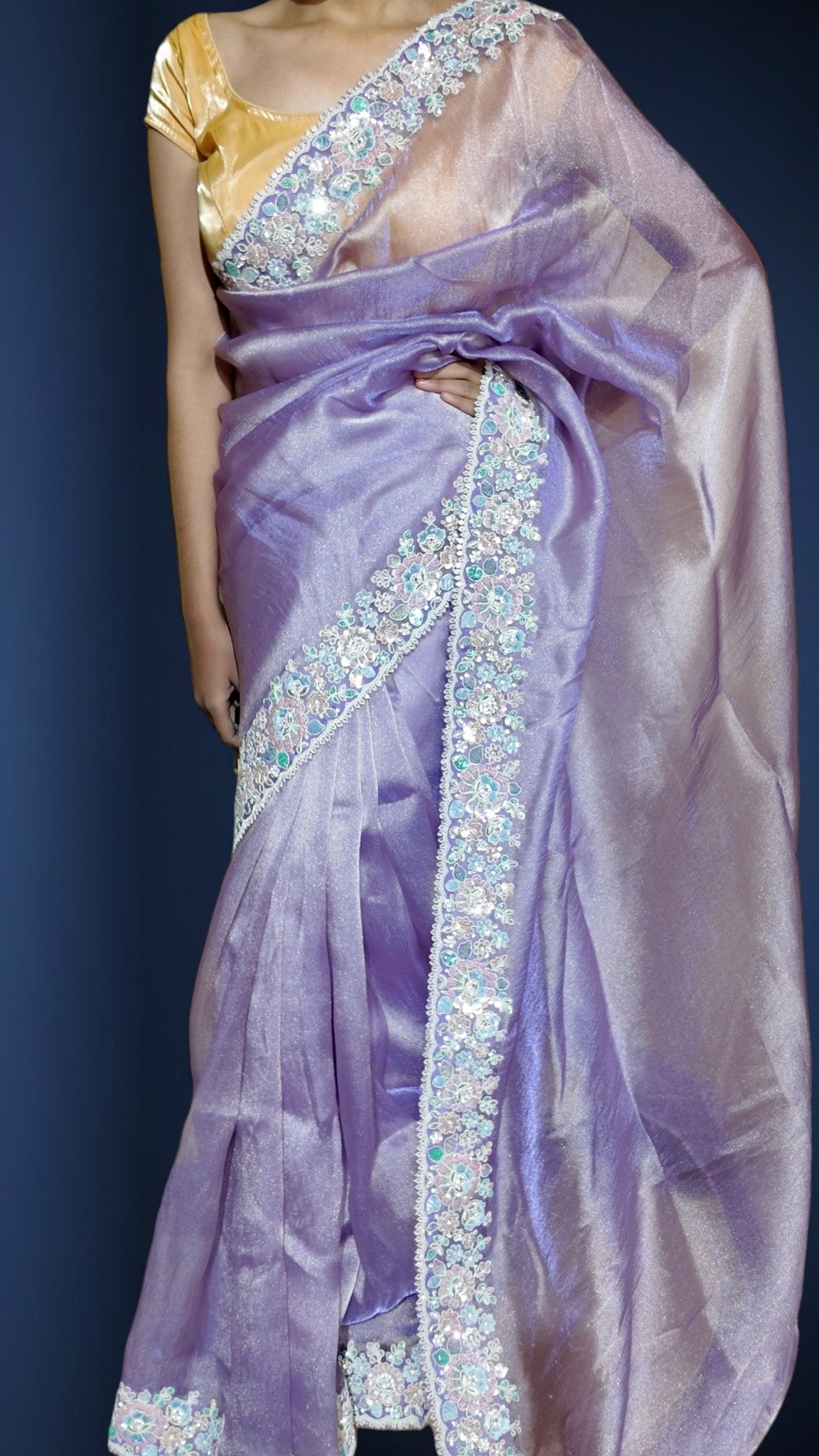 Orchid Regal Ethereal Elegance Saree