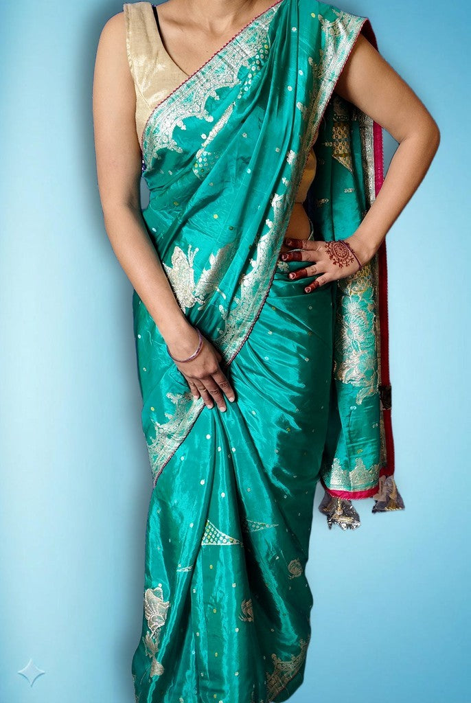 Jade Regal Opulent Elegance Saree