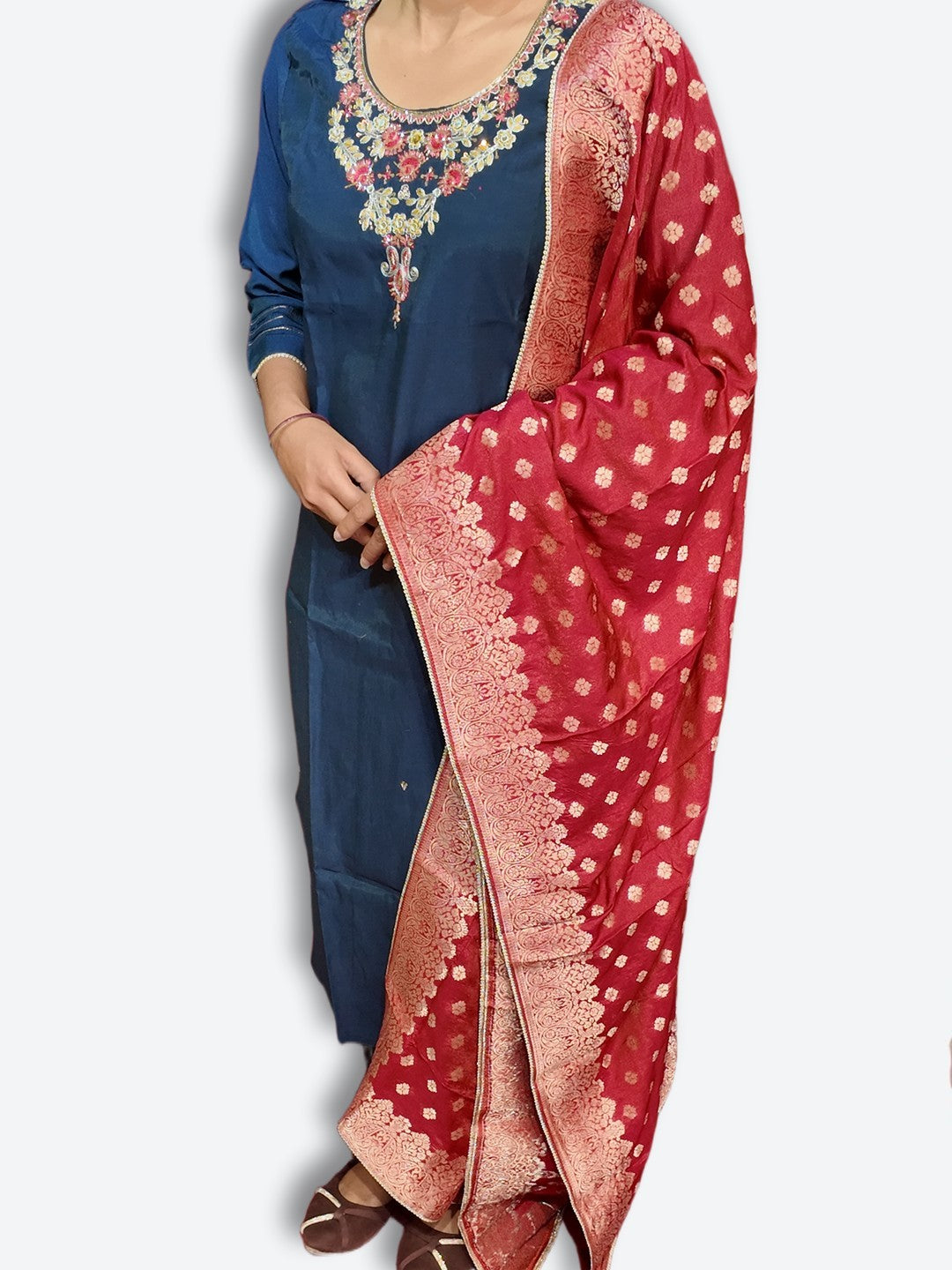 Sapphire Regal Couture Charm Suit