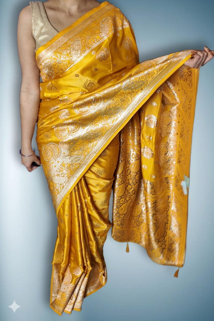 Saffron Royal Opulent Heritage Saree