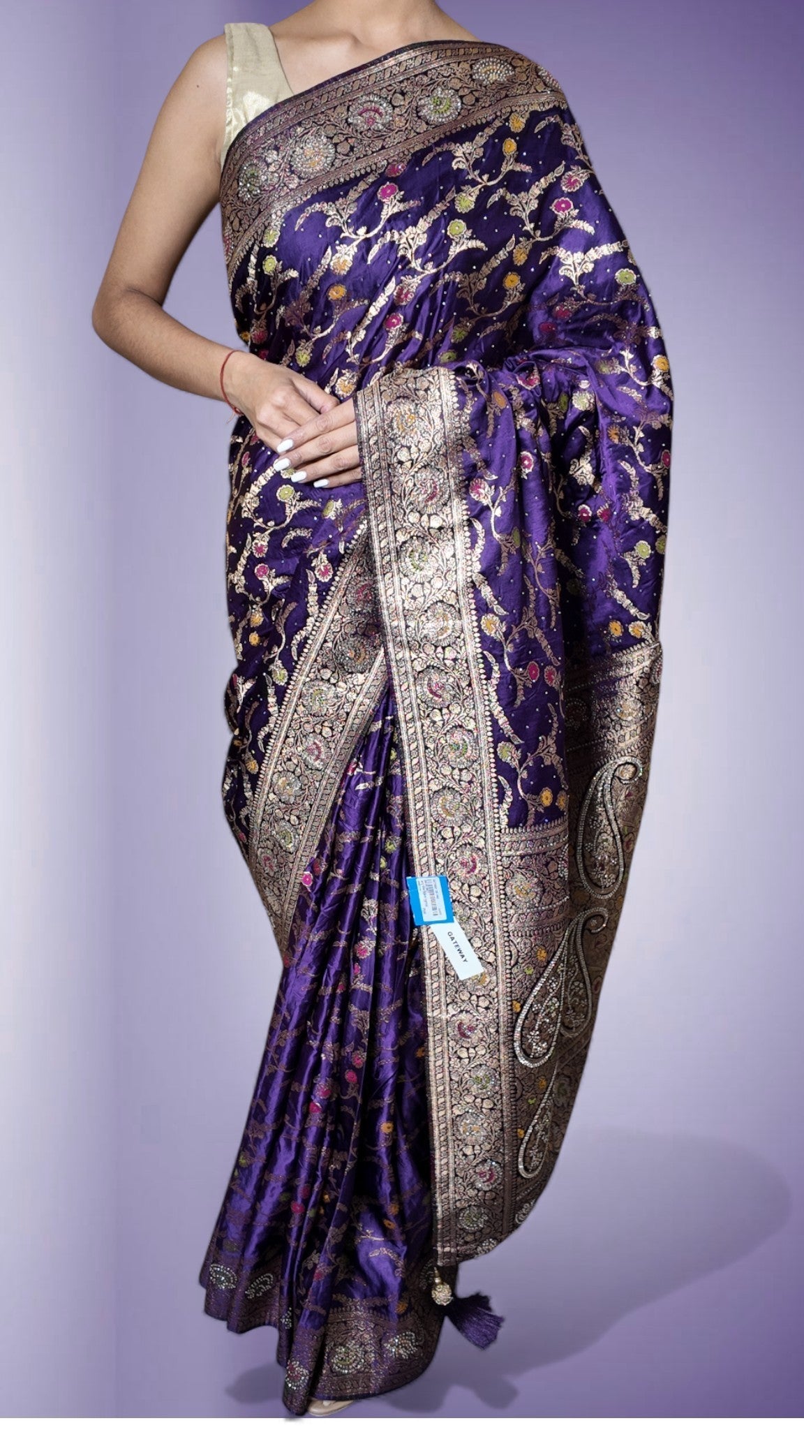 Amethyst Regal Opulent Heritage Saree