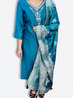 Sapphire Majestic Couture Elegance Suit