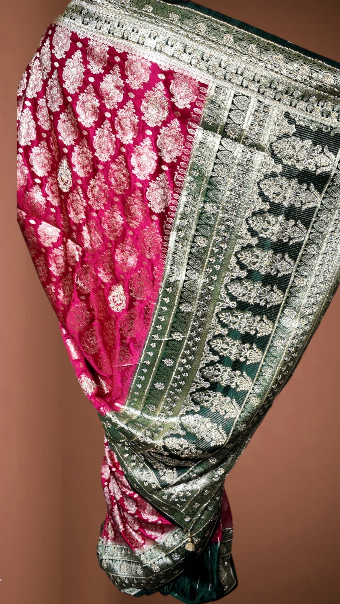 Fuchsia Regal Heritage Luxe Saree