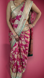 Fuchsia Regal Opulent Heritage Saree