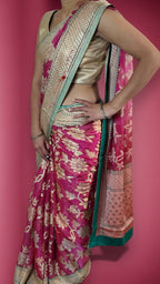 Fuchsia Regal Opulent Heritage Saree