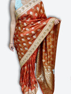 Copper Regal Opulent Heritage Saree