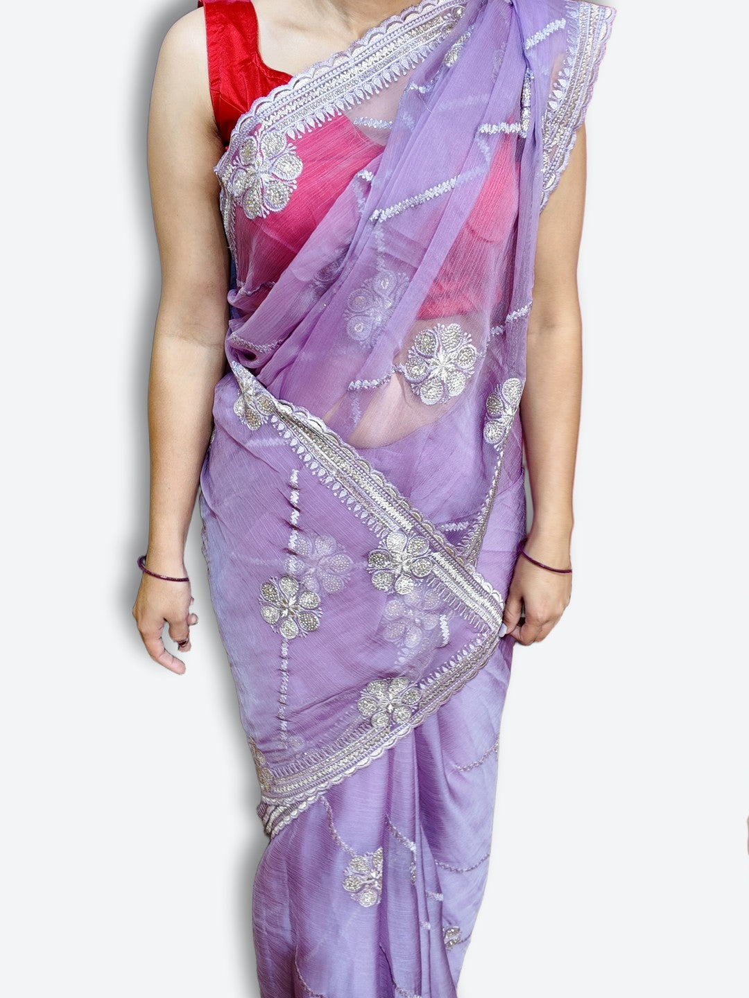 Orchid Ethereal Regal Charm Saree