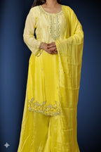 Saffron Regal Timeless Elegance Suit