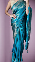 Azure Regal Opulent Heritage Saree