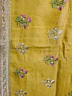 Saffron Regal Opulent Graceful Saree